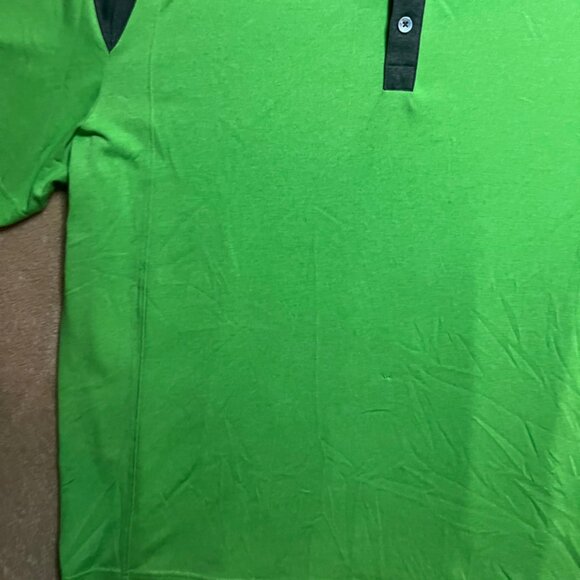 Cutters &‎ Buck CB Dry Tec Men XL Green Gray Button Polo Wicking Breathable (Z) - Picture 2 of 7